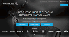 Desktop Screenshot of independentaudit.com